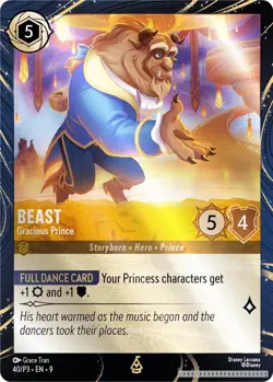 Holofoil - Beast - Gracious Prince - 40 - Disney Lorcana Promo Cards - EN - NM - Image 1