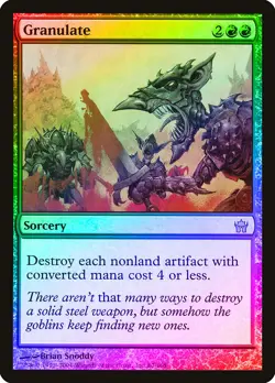 Granulate FOIL Fifth Dawn PLD Red Rare MAGIC THE GATHERING MTG CARD ABUGames - Image 1