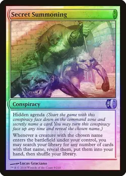 Secret Summoning FOIL Conspiracy NM Uncommon MAGIC THE GATHERING CARD ABUGames - Image 1