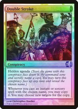 Double Stroke FOIL Conspiracy NM Uncommon MAGIC THE GATHERING CARD ABUGames - Image 1