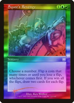 Squee's Revenge FOIL Apocalypse PLD Blue Red Uncommon MAGIC MTG CARD ABUGames - Image 1