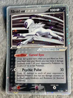 Absol EX 92/108 Power Keepers Holo 2007 Pokemon Card [VERY POOR CONDITION] - Image 1