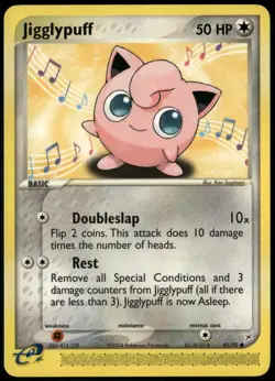 Jigglypuff 41/95 Common Team Magma vs Team Aqua NM Pokemon Card - Image 1