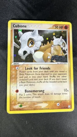 Cubone 51/109 EX Team Rocket Returns Pokemon Card Reverse Holo Foil Rare MP - Image 1