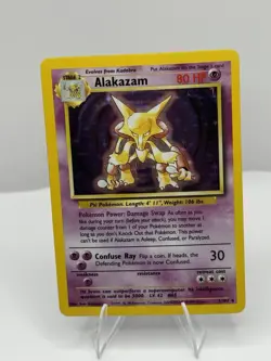 🔥Alakazam Holo 1/102 – Base Set – Vintage Pokemon Card NM 🔥 - Image 1