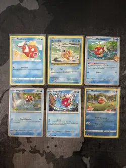 6 x Magikarp Pokemon Card Lot - Image 1