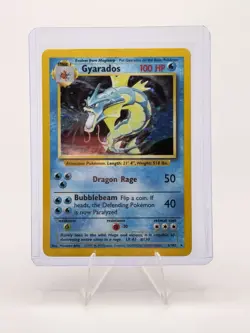 Gyarados 006/102 Base Set Holo Rare 1999 Stage 1 100 HP Pokemon TCG Card - Image 1