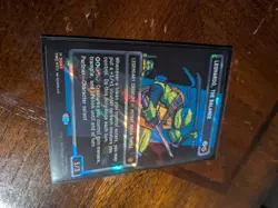Leonardo, The Balance pixel Foil Legendary Creature MTG TMNT Card - Image 3