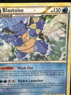 BLASTOISE ( 13 /95 ) Pokemon Card Unleashed Regular NON-HOLO 2010 Pokemon - Image 2