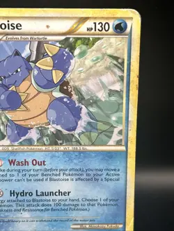 BLASTOISE ( 13 /95 ) Pokemon Card Unleashed Regular NON-HOLO 2010 Pokemon - Image 4