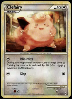 Clefairy 54/95 Common Call of Legends LP Pokemon Card - Image 1