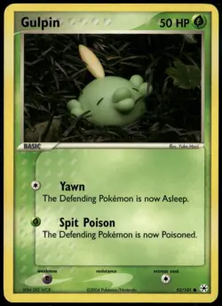 Gulpin 62/101 Common Hidden Legends LP Pokemon Card - Image 1
