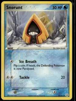 Snorunt 73/101 Common Hidden Legends LP Pokemon Card - Image 1