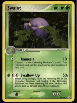 Swalot 50/101 Uncommon Hidden Legends LP Pokemon Card - Image 1