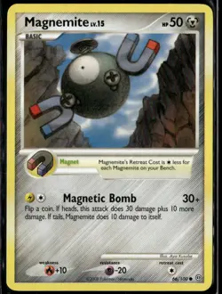 Magnemite 66/100 Common Stormfront LP Pokemon Card - Image 1
