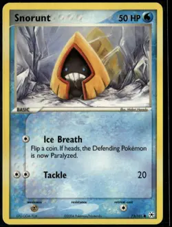 Snorunt 73/101 Common Hidden Legends LP Pokemon Card - Image 1