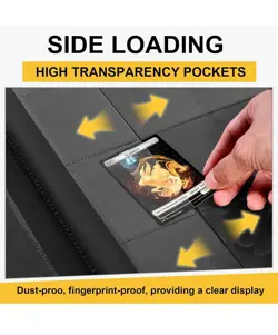 Trading Card Binder 1024 Pockets - Zip Case for Pokemon, MTG & Sports Cards - Image 5