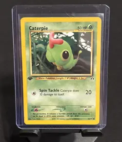 Caterpie 53/75 1st Edition - Neo Discovery Pokemon Card TCG - Image 1