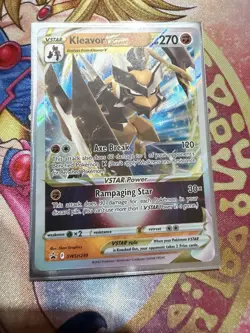 Kleavor VSTAR - SWSH249 - Pokemon Sword & Shield Promo Ultra Rare Holo Card NM - Image 1