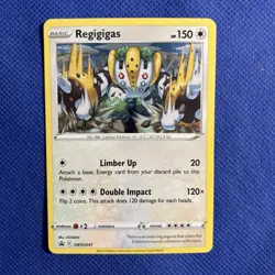 Regigigas Holo SWSH247 Sword & Shield Black Star Promo NM Pokemon Card - Image 1