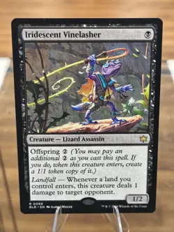 MTG Magic Iridescent Vinelasher Bloomburrow NM Free Shipping! - Image 1
