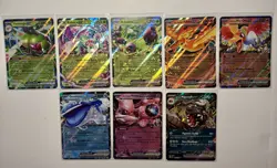 Pokemon TCG: Destined Rivals EX Double Rare. 8 Card Lot. Pack fresh! - Image 1