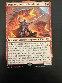 Orthion, Hero of Lavabrink - March of the Machine - NM-Mint - MTG - Image 1