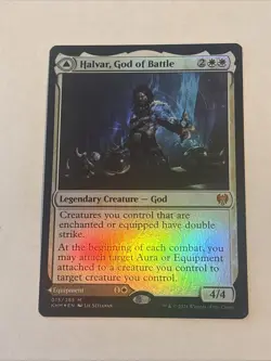 Halvar, God of Battle // Sword of the Realms - Foil NM, English MTG Kaldheim - Image 1