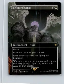 Brilliant Wings (Borderless) Commander: Final Fantasy Foil - Image 1