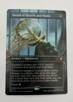 Sword of Hearth and Home - Foil (Borderless) - Teenage Mutant Ninja Turtles Mtg - Image 1