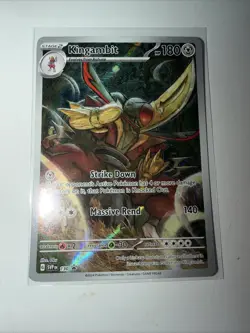 Kingambit Pokemon TCG Sv: Scarlet & Violet Promo Card Full Art Holo 130 NM - Image 1