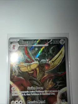 Kingambit Pokemon TCG Sv: Scarlet & Violet Promo Card Full Art Holo 130 NM - Image 2