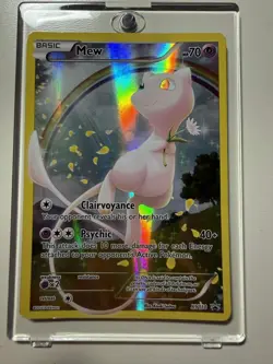 Damaged Mew Full Holo Art XY Promo XY110 Pokemon TCG Trading Card Game - Image 2