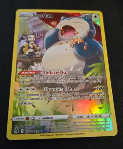 Pokemon TCG Snorlax Lost Origin Trainer Gallery Holo TG10/TG30 NM - Image 1