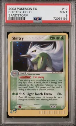 Shiftry Holo 12/100 Pokemon 2003 Ex Sandstorm PSA 9 MINT - Image 1