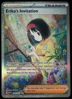 Erika's Invitation #203/165 151 NM/M Pokemon Card - Image 4