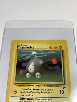 Magnemite 2nd Edition Vintage Pokemon Card Base Set 2 WOTC 79/130 REAL PICS - Image 4