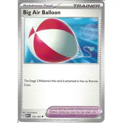 155/165 BIG AIR BALLOON UNCOMMON SCARLET & VIOLET 151 POKEMON CARD - Image 1