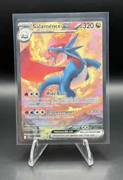 Pokemon TCG Salamence ex 187/159 Sv09: Journey Together SIR Holo MINT - Image 1