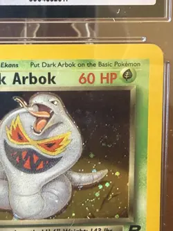 Pokemon Dark Arbok CGC 8 Team Rocket 2/82 1st Edition Holo Rare With Swirl - Image 2