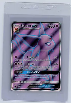 ESPEON GX (FULL ART) 140/149 HOLO ULTRA RARE SM BASE SET POKEMON NM - Image 1