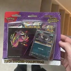 Pokemon TCG | Gastly Tech Sticker Collection, Ascended Heroes 3 Pack Blister - Image 1