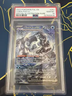 2023 POKEMON PAL EN-PALDEA EVOLVED SPECIAL ILLUSTRATION RARE CHIEN-PAO EX PSA 10 - Image 1