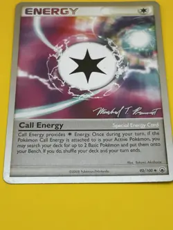 CALL ENERGY 92/100 ( 2010 World Championship Card) Pokemon World MAJESTIC DAWN - Image 3