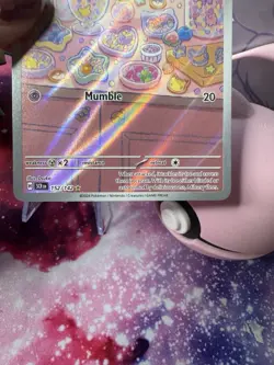 Pokemon TCG Milcery 152/142 Stellar Crown Holo Illustration Rare Mint Condition - Image 3
