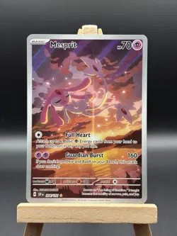 Pokemon Mesprit SV08 Surging Sparks Illustration Rare Holo 204/191 2024 (BL5) - Image 1