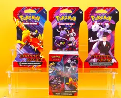 Pokemon Destined Rivals Booster Bundle + Three Sleeved Booster Packs! - Image 1