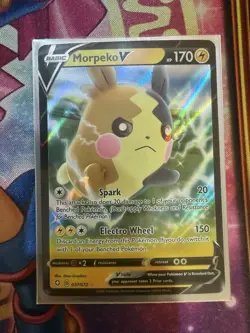 Morpeko V 37/72 Pokemon TCG Sword & Shield Shining Fates Ultra Rare NM - Image 1