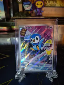 Pokemon First Partner Illustration Rare Piplup 30th Anniversary-NM - Image 1