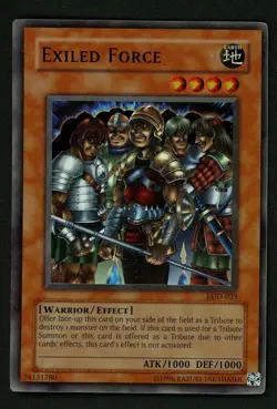 Exiled Force LOD-023 Near Mint NM Super Holo Rare Unlimited Yugioh Card - Image 1